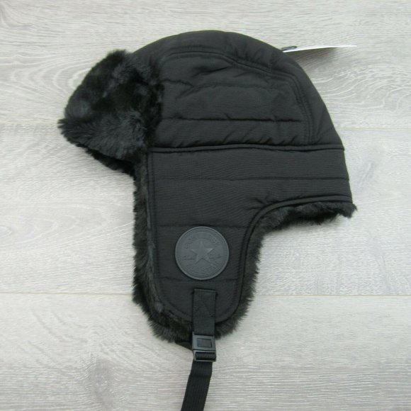 Converse Quilted Trapper Ear Flap Aviator Hat - Picture 6 of 12
